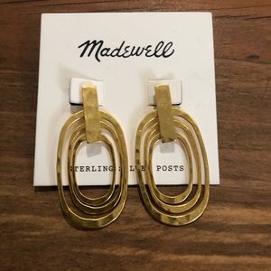 ⭐️NY 2 day SALE NWT Madewell gold plated earrings